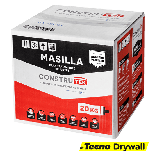 Masilla Drywall Caja TEK - 20Kg TecnoDrywall